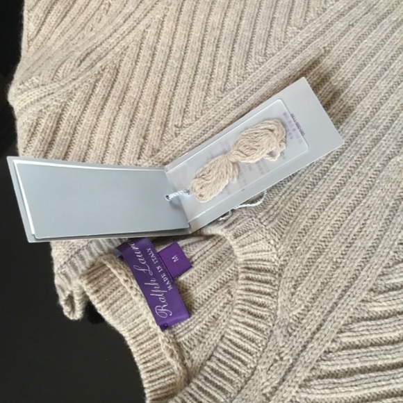 Ralph Lauren Collection Ribbed Cashmere Sweater Midi Dress - Picture 8 of 14